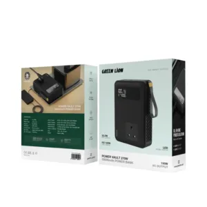پاوربانک گرین لاین مدل GNPVU270W30BK ظرفیت 30000 میلی آمپر ساعت
