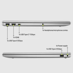 لپ تاپ 15.6 اینچی اچ‌ پی مدل fd0576TU-15-Core i5 1335U-16GB DDR4 3200MHz-512GB SSD-TN-W
