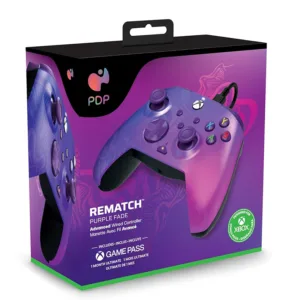 دسته بازی ایکس باکس PDP مدل REMATCH Purple Fade