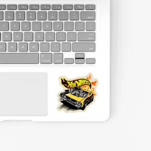 استیکر لپ تاپ بووم طرح ماشین مدل Hot Wheels کد JC11