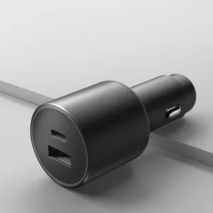 شارژر فندکی 100 وات 2 پورت شیائومی مدل MDY-16-ER به همراه کابل USB-C به طول 1 متر