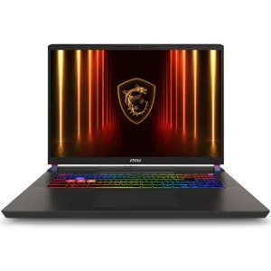 لپ‌تاپ گیمینگ 17 اینچی ام‌اس‌آی مدل Vector 17 HX AI A2XWJG، پردازنده Core Ultra 9 275HX، کارت گرافیک GeForce RTX 5090 با 24 گیگابایت حافظه، رم 32 گیگابایت DDR5، حافظه SSD با ظرفیت 1 ترابایت، نمایشگر QHD با نرخ نوسازی 240 هرتز و پشتیبانی از Wi-Fi 7