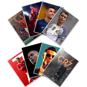 استیکر لپ تاپ و موبایل گوفی مدل کریستیانو رونالدو طرح Cristiano Ronaldo کد CR05 مجموعه 8 عددی
