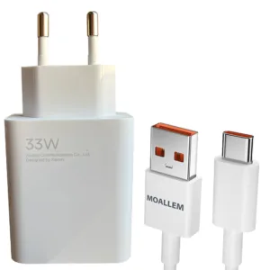 شارژر دیواری 33 وات مدل Note 12 به همراه کابل تبدیل USB-C