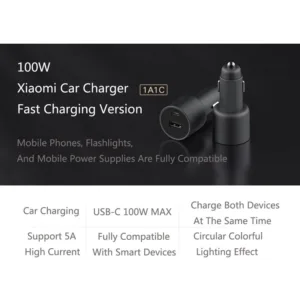 شارژر فندکی 100 وات مدل MDY-16-ER