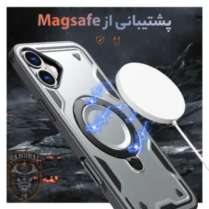 کاور سامورایی مدل Standra مناسب برای گوشی موبایل اپل iPhone 16