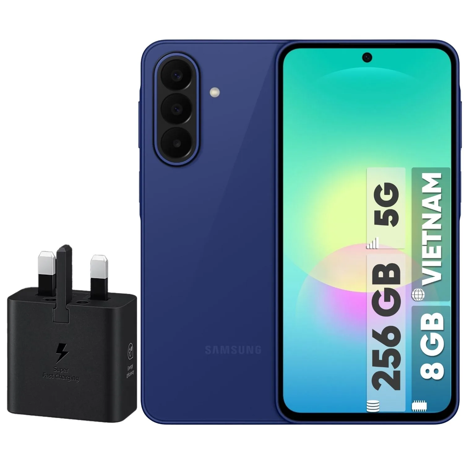 گوشی موبایل سامسونگ مدل Galaxy A27 دو سیم کارت ظرفیت 256 گیگابایت و رم 8 گیگابایت  - ویتنام - به همراه شارژر 25 وات سامسونگ