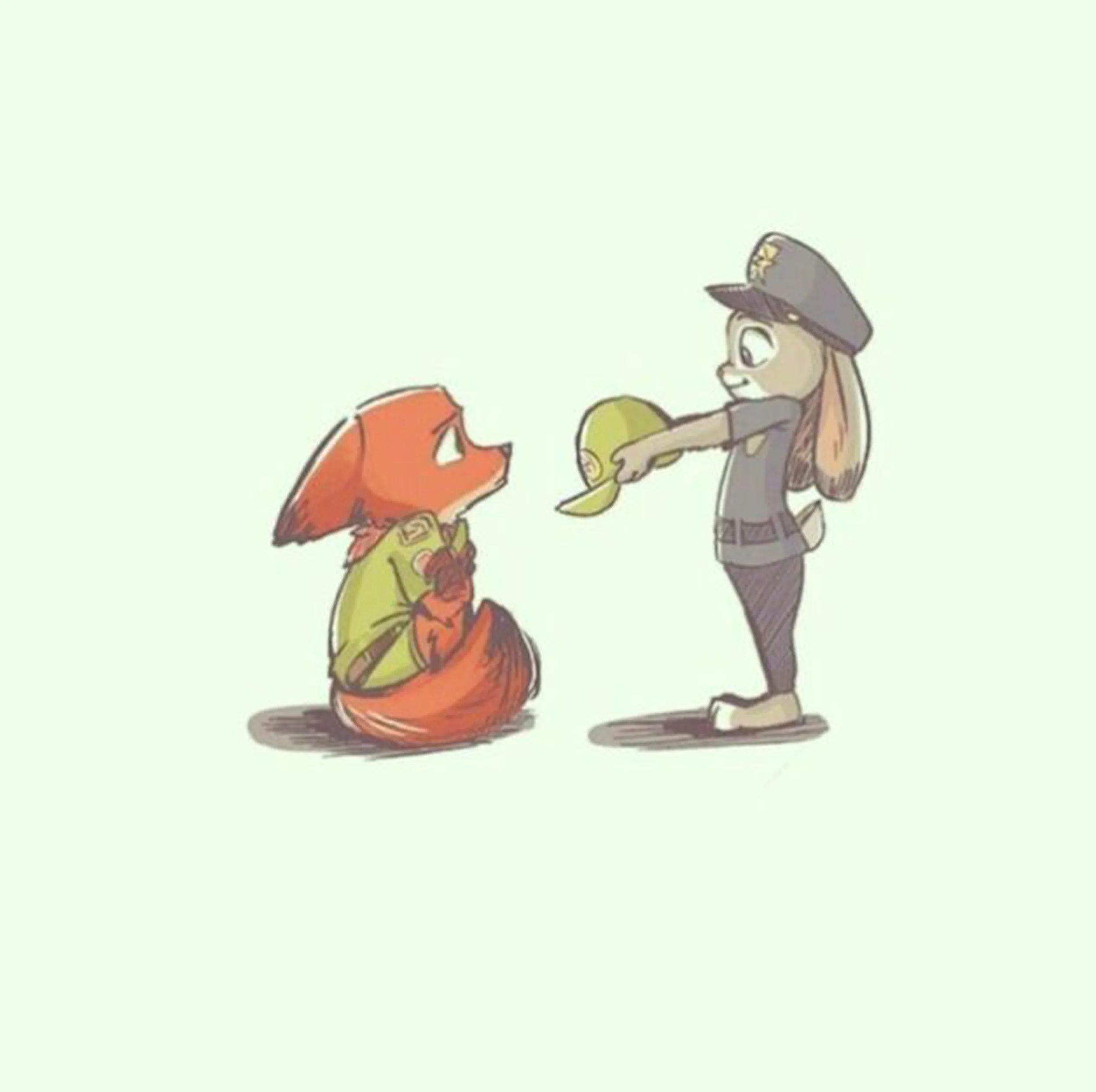 استیکر لپ تاپ و موبایل مدل انیمیشن طرح زوتوپیا Zootopia کد 2939