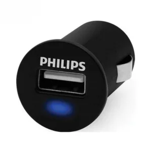 شارژر فندکی فیلیپس مدل DLP-2520U به همراه کابل تبدیل microUSB