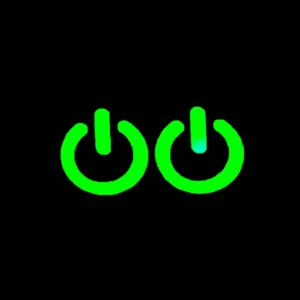 استیکر تزئینی موبایل و تبلت مدل شبنما طرح off بسته دوعددی