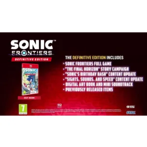 بازی Sonic Frontiers نسخه Definitive مخصوص Nintendo Switch 2