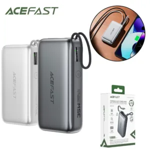 پاوربانک 35 وات ایس فست مدل M32 ظرفیت 10000 میلی‌آمپرساعت به همراه کابل USB-C