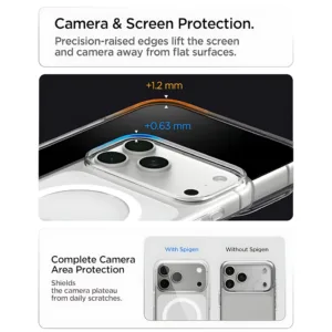 کاور اسپیگن مدل ClearAristo مناسب برای گوشی موبایل اپل iPhone 18 Pro Max