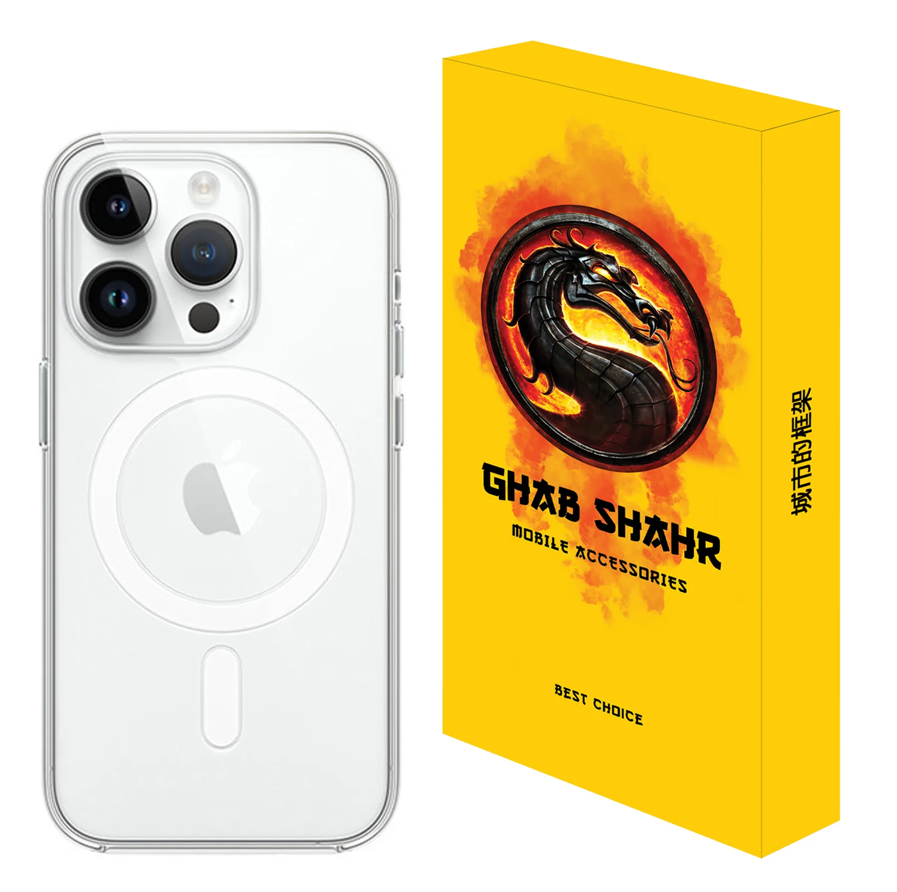 کاور قاب شهر مدل MGSAFE مناسب برای گوشی موبایل اپل iPhone 14 Pro