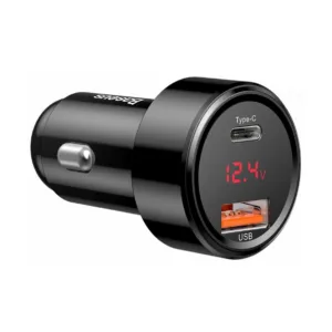 شارژر فندکی باسئوس مدل CCMLC20C