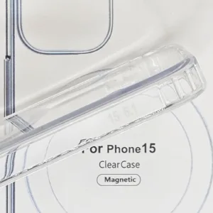 کاور مدل مگ سیف clear مناسب برای گوشی موبایل اپل iphone 15