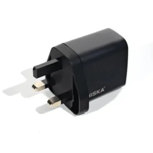 شارژر دیواری 45 وات 2 پورت هیسکا مدل GAN-HKS-145UKS