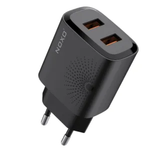 شارژر دیواری 12 وات دو پورت نوکسو مدل CHN-4