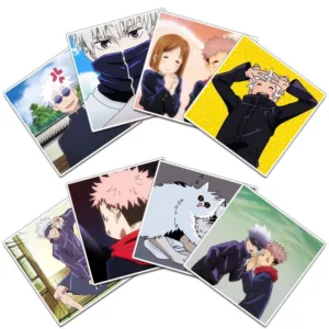 استیکر و برچسب گوفی مدل انیمه جوجوتسو کایزن بامزه و کیوت Jujutsu Kaisen Anime کد K07 مجموعه 8 عددی