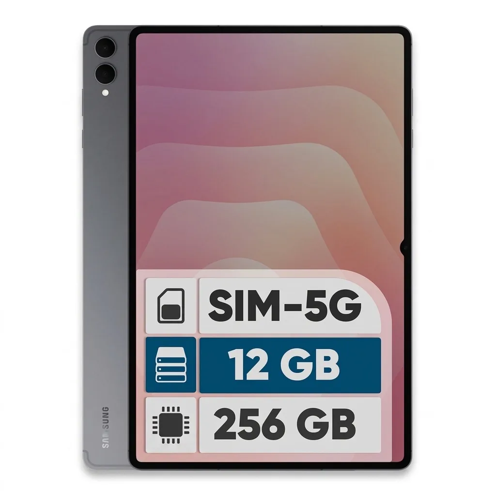 تبلت ۱۴.۶ اینچ سامسونگ مدل Galaxy Tab S11 Ultra ظرفیت 256 گیگابایت و رم 12 گیگابایت، قابلیت پشتیبانی از سیم کارت، رزولوشن دوربین ۱۳ مگاپیکسل، پشتیبانی از قلم و کیبورد