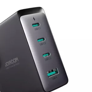 شارژر دیواری 140 وات 4 پورت جوی روم مدل JR-TCG05EU به همراه کابل USB-C