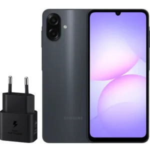 گوشی موبایل سامسونگ مدل Galaxy A07 دو سیم کارت ظرفیت 64 گیگابایت و رم 4 گیگابایت - به همراه شارژر 25 وات سامسونگ