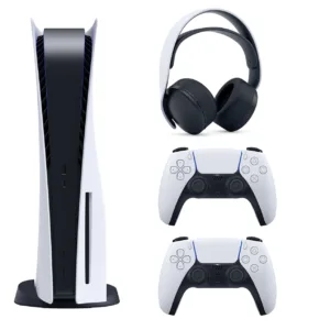 کنسول بازی سونی مدل PlayStation 5 ظرفیت 825 گیگابایت ریجن آسیا 1200 به همراه دسته اضافی و هدست