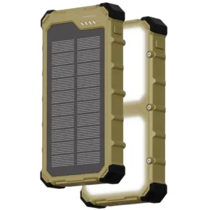 پاوربانک خورشیدی 22.5 وات پاورولوجی مدل SOLARA PPBCHA100KH ظرفیت 10000 میلی آمپر ساعت