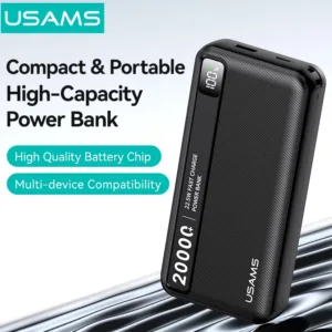 پاوربانک 22.5 وات یوسمز مدل CD265 ظرفیت 20000 میلیآمپرساعت