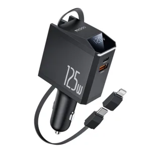 شارژر فندکی 125 وات سه پورت یسیدو مدل Y71
