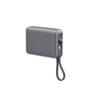 پاوربانک 22.5 وات انرجایزر مدل UE20086PQ ظرفیت 20000 میلیآمپرساعت به همراه کابل متصل لایتنینگ