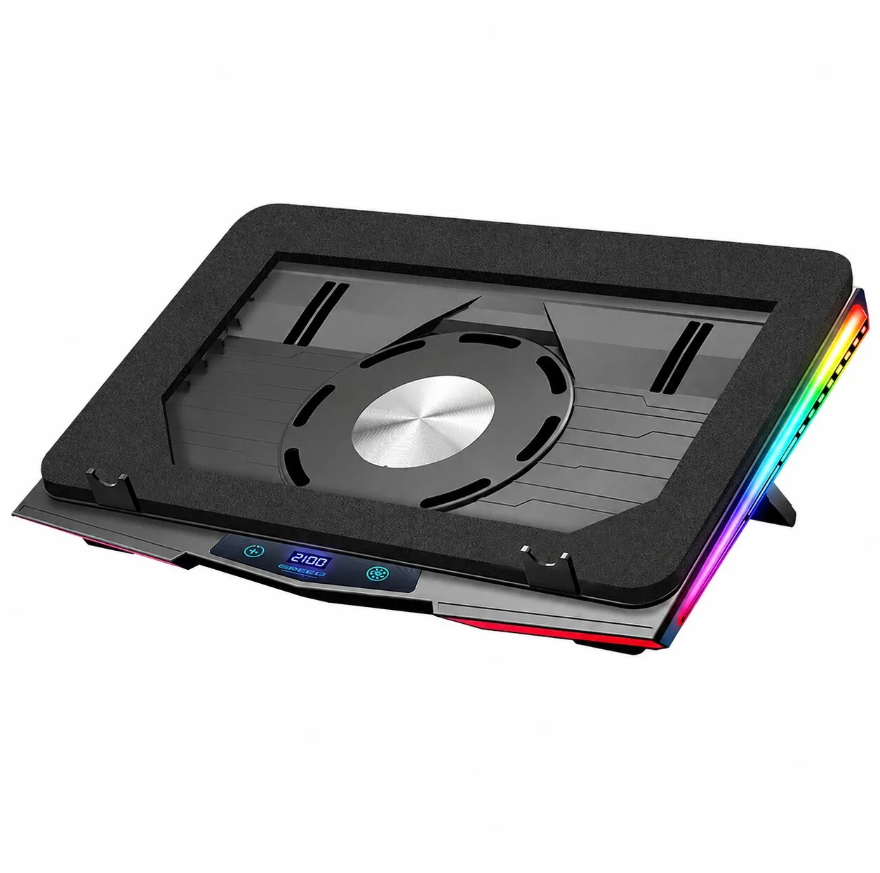 پایه خنک کننده لپ تاپ کول کلد مدل K46 دارای 3 فن مناسب برای لپ تاپ های 13 تا 17 اینچ