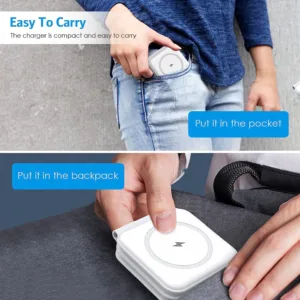 شارژر بی سیم مدل 3in1 magnetic wireless charger