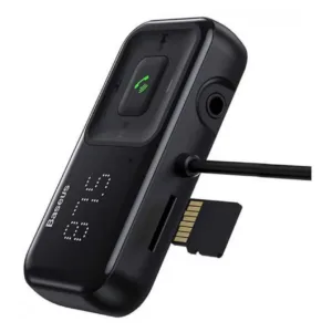 شارژر فندکی 15 وات بیسوس مدل CCMT000201 به همراه گیرنده بلوتوث