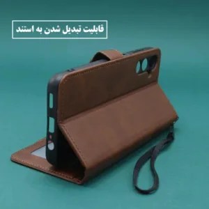 کیف کلاسوری راینو مدل KF-LC مناسب برای گوشی موبایل سامسونگ Galaxy A50 به همراه بند آویز