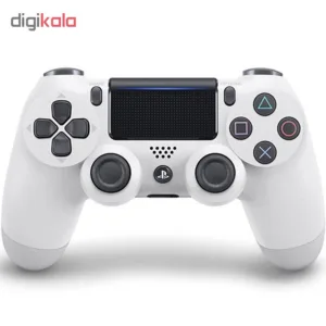دسته بازی بی سیم مدل Dualshock 4 White مناسب برای PS4