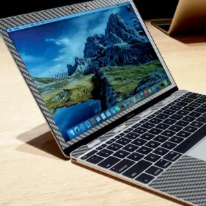برچسب پوششی ماهوت طرح Silver Carbon مناسب برای لپ تاپ Macbook 12inch Retina