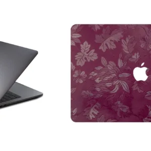 برچسب پوششی ماهوت طرح Red Wild-Flower مناسب برای لپ تاپ Macbook 12inch Retina