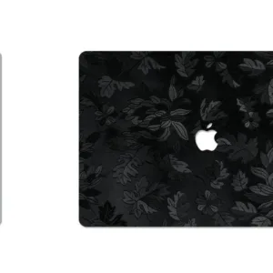 برچسب پوششی ماهوت مدل Black Wild-Flower مناسب برای لپ تاپ اپل Macbook Pro 2016 15inch Retina