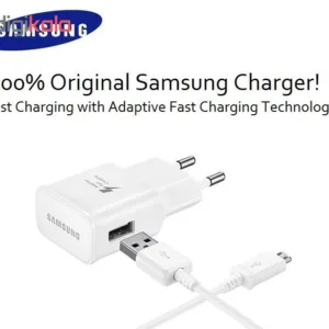 شارژر دیواری مدل EP-TA20EWE به همراه کابل تبدیل microUSB