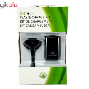 باتری و شارژر دسته بازی Xbox 360 مدل XB360