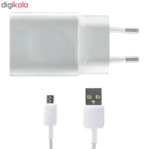 شارژر دیواری مدل HW-050200E01 به همراه کابل تبدیل microUSB