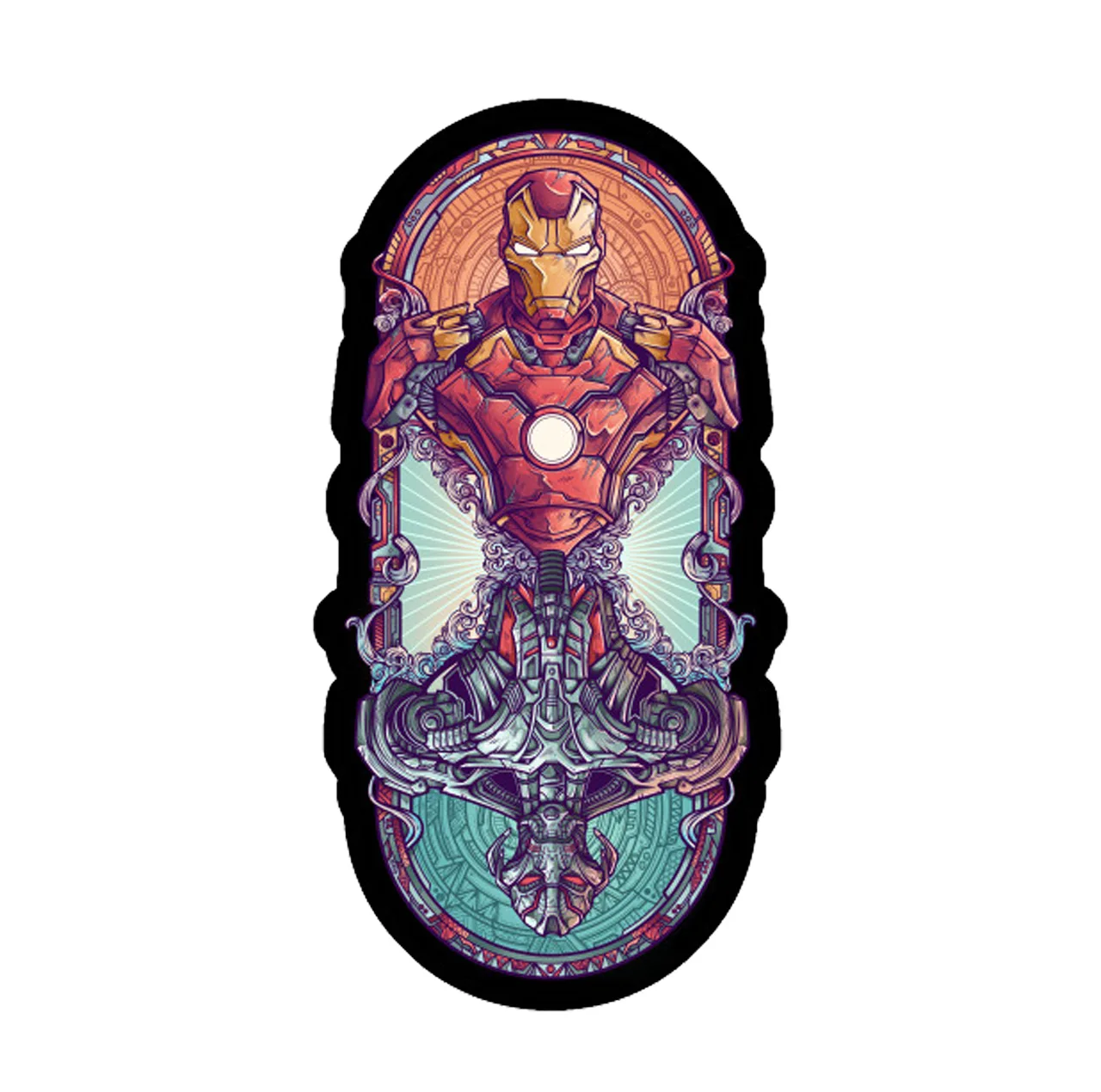 استیکر لپ تاپ طرح مارول کد STL1069
