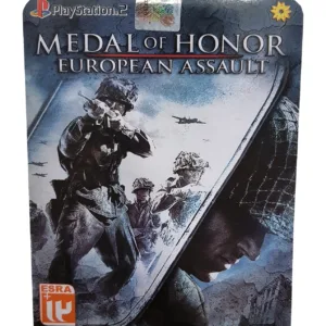 بازی medal of honor european assault مخصوص PS2 نشر لوح زرین