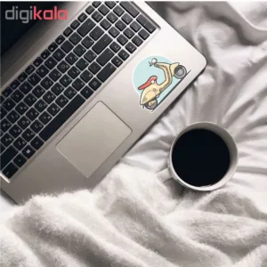 استیکر لپ تاپ طرح موتور وسپا کد 54