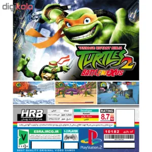 بازی Turtles 2 Battle Nexus مخصوص PS2