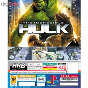 بازی The Incredible Hulk مخصوص PS2