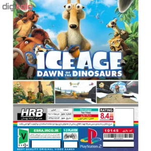 بازی Ice Age Dawn of the Dinosaurs مخصوص PS2