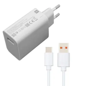 شارژر دیواری  مدل 33w super fast به همراه کابل تبدیل USB-C