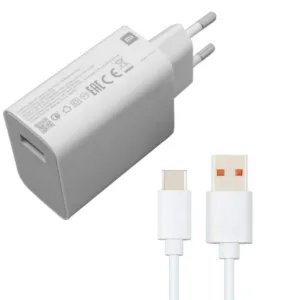 شارژر دیواری  مدل 33 وات توربو به همراه کابل USB-C